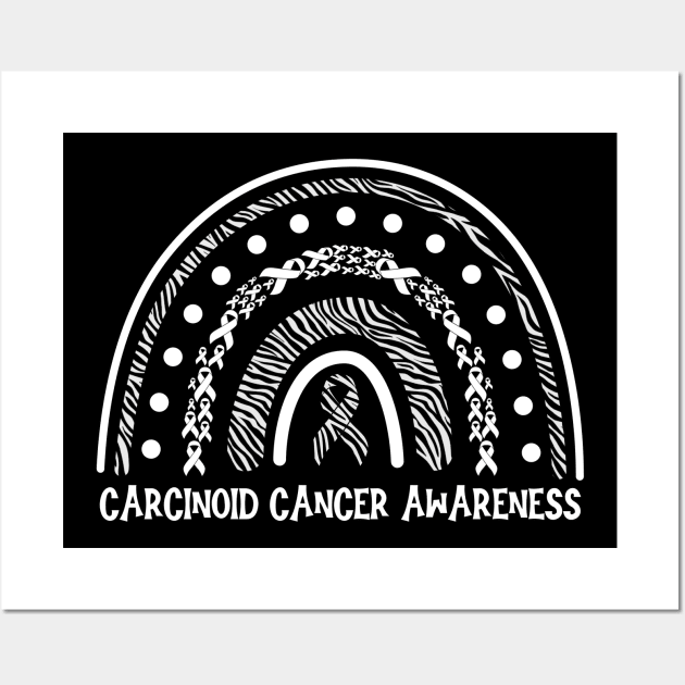 Carcinoid Cancer Awareness Wall Art by Geek-Down-Apparel